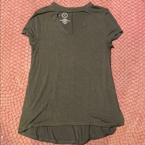 24/7 short sleeve cutout tee